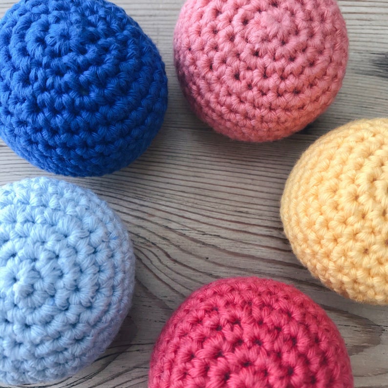 Crochet Sensory Balls – Rocking Potato