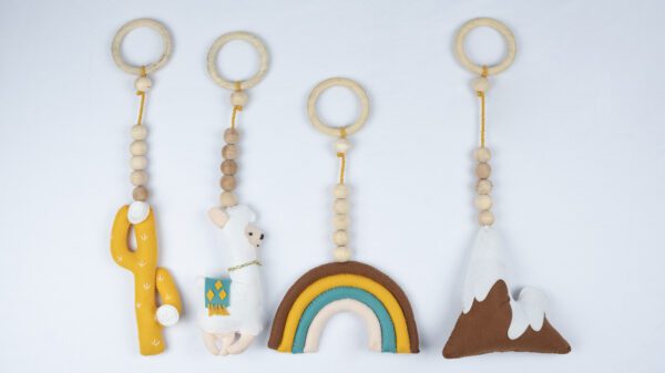 Felt Terrain -1 Themed Hanging Toys – Baby Toy Accessories - Image 2