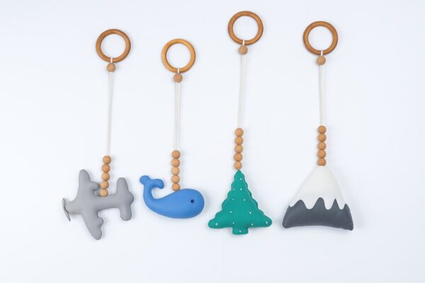 Felt Terrain - 2 Themed Hanging Toys – Baby Toy Accessories - Image 6